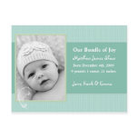 Personalised Birth Announcement Card