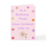 Personalised Birthday Invite cards