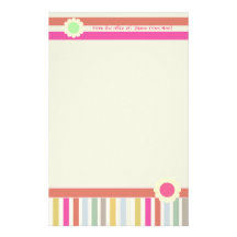 Personalised Bold Stripe Stationery