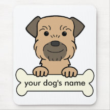 Personalised Border Terrier Mouse Pad