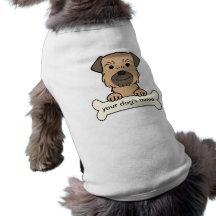 Personalised Border Terrier Pet Tee