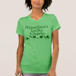Personalised Boyfriend Lucky Charm St. Patrick's Tshirt