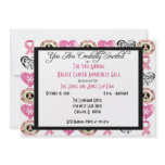Personalised Breast Cancer Awareness Invitations..