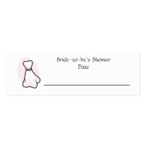 Personalised Bridal Shower Place Card