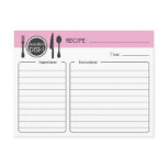 Personalised Bridal Shower Recipe Card