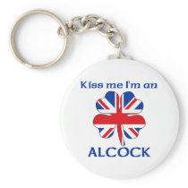Personalised British Kiss Me I'm Alcock