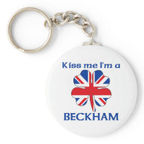 Personalised British Kiss Me I'm Beckham