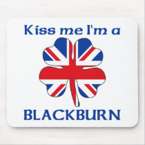 Personalised British Kiss Me I'm Blackburn