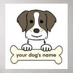 Personalised Brittany Spaniel posters