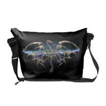 Personalised Bronze Dragon Messenger Bag
