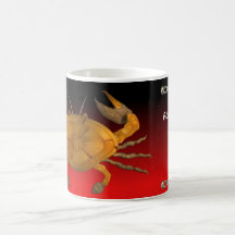 Personalised cancer wood crab by Valxart.com Coffee Mug