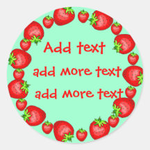 Personalised Canning Labels Stickers