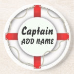 Personalised Captain Drink Coaster