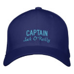 Personalised Captain's Embroidered Hat embroidered hats