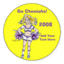 Personalised Cheerleading Sticker 4