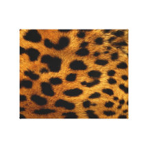 Personalised Cheetah Gallery Wrapped Canvas