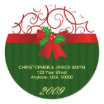 Personalised Christmas Address Labels