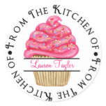 Personalised Cupcake Baking  Kitchen Stickers