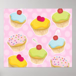 Personalised Cupcakes Posters