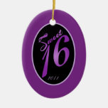 Personalised Custom Ornament Sweet 16 Purple Lilac