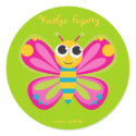 Personalised Cute Butterfly Stickers