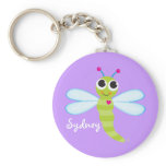 Personalised Cute Dragonfly Keychain
