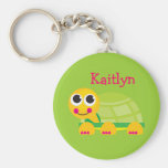 Personalised Cute Turtle Keychain for kids
