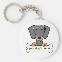 Personalised Dachshund Key Chains