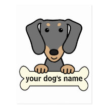 Personalised Dachshund Post Cards