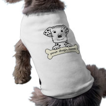 Personalised Dalmation Dog T Shirt