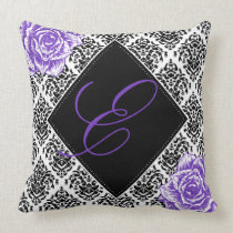 Personalised Damask Nursery Accent Pillow pillows