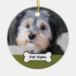 Personalised Dog Photo Frame - SINGLE-SIDED Christmas Tree Ornament