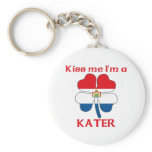 Personalised Dutch Kiss Me I'm Kater keychains