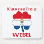 Personalised Dutch Kiss Me I'm Wesel mousepads