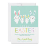 Personalised Easter Bunnies Greeting Card invitations