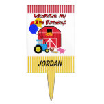 Personalised Farm 3rd Birthday Cake Topper