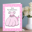 Personalised Flower Girl Card - Sweet Dreams