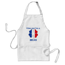 Personalised French Kiss Me I'm Bras Apron