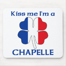 Personalised French Kiss Me I'm Chapelle Mousemats