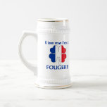 Personalised French Kiss Me I'm Fougere mugs