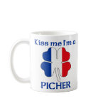 Personalised French Kiss Me I'm Picher mugs
