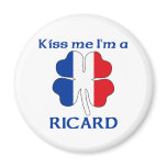 Personalised French Kiss Me I'm Ricard magnets