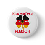 Personalised German Kiss Me I'm Fleisch buttons