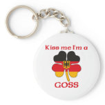 Personalised German Kiss Me I'm Goss keychains