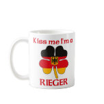 Personalised German Kiss Me I'm Rieger mugs