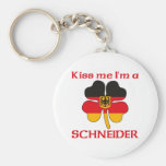 Personalised German Kiss Me I'm Schneider Key Chains