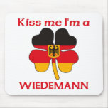 Personalised German Kiss Me I'm Wiedemann mousepads