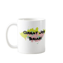 Personalised Great Job Mug (Colour Scheme 3)