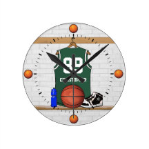 Personalised Green Basketball Jersey