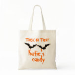 Personalised Halloween Candy Bag